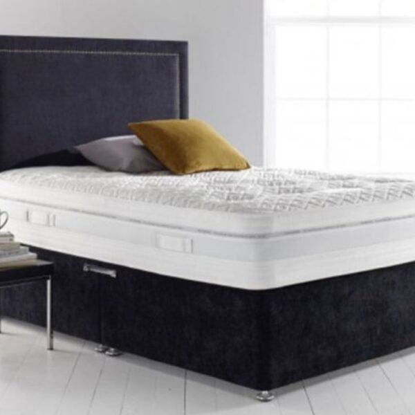 Kernow 1000 Pocket Mattress Displayed On Divan Bed