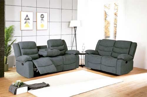 Fabric Recliner Sofa