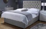 Grey Chenille Divan Bed