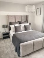 Bespoke Savoy Winged Headboard Bed