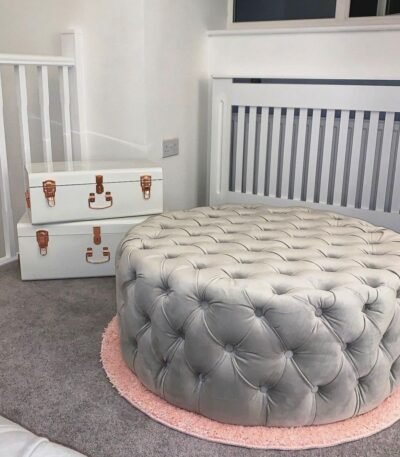 Luxury Round Footstool
