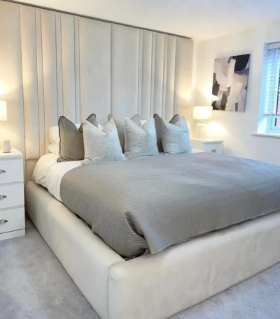 Chateaux Bed, Chateaux Bespoke Wall Headboard Bed,4ft Wall Headboard Bed