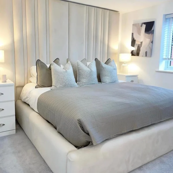 Chateaux Bed, Chateaux Bespoke Wall Headboard Bed,4ft Wall Headboard Bed