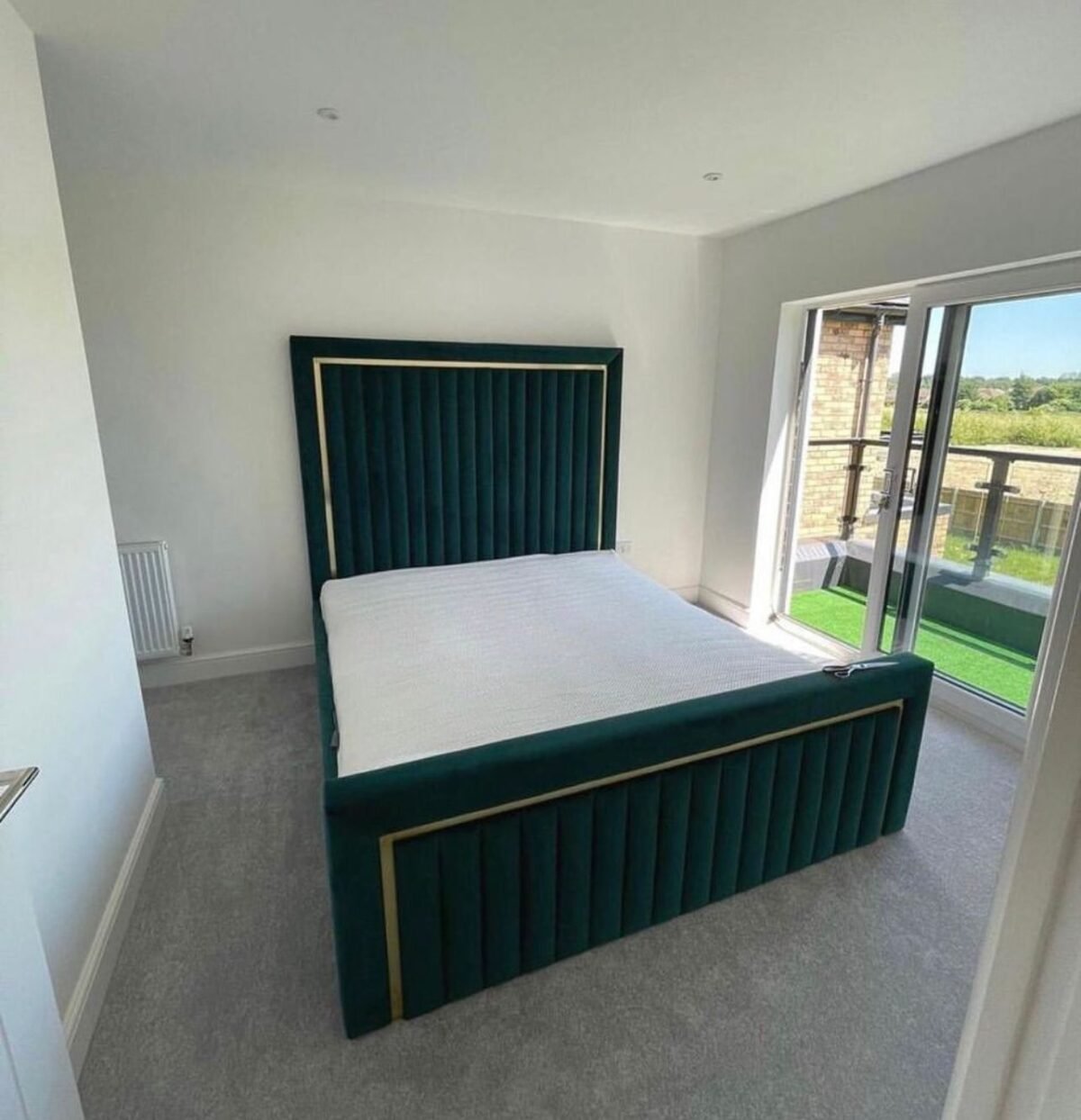 Dark Green Ottoman Bed