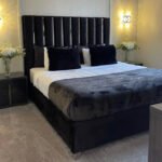 Vincent Gold Silver Lined Bed