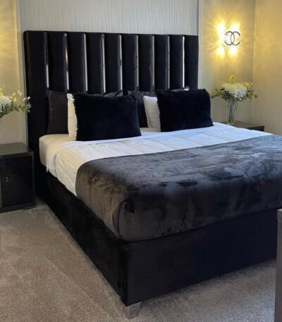 Vincent Gold Silver Lined Bed